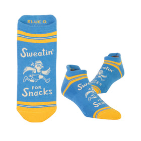 “Sweatin’ For Snacks” Sneaker Socks s/m