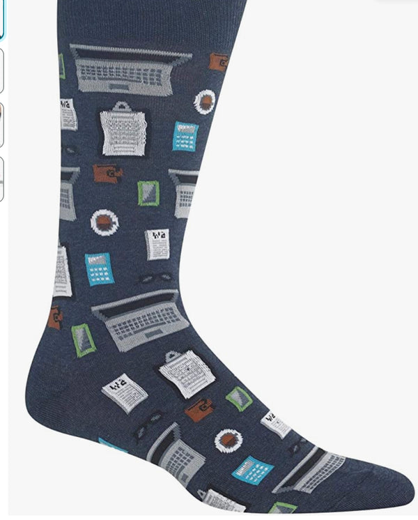 Men’s accountant socks - Jilly's Socks 'n Such
