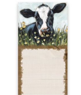 Cow Magnetic List Pad