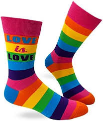 Love is Love Men’s Novelty Crew Sock