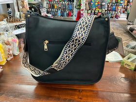 (Copy) Jen & Co Chloe Crossbody Purse with Guitar Strap - Navy