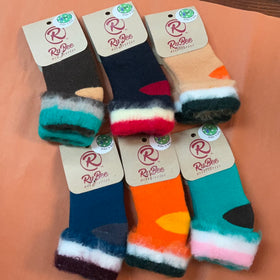 RuBee baby socks with cuffs
