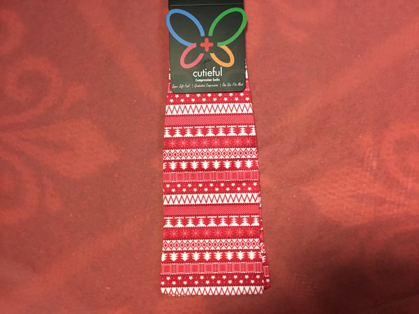 Compression Socks - Red Winter