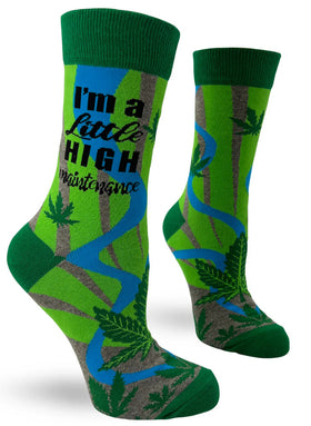 I’m a Little High Maintenance Women’s Crew Socks