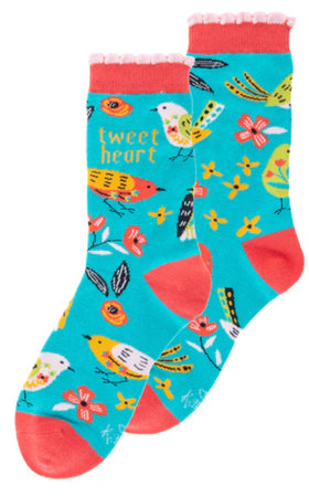 Women’s Karma socks-“tweet heart”