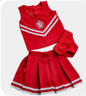 Creative Knitwear-Kids’ Nebraska Cheer Dress 3 pc