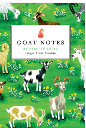 Kirsten Sevig Goats notecards