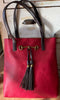 Liz Soto “Jane” horsebit tote with tassel - 4 colors