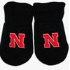 Creative Knitwear - University of Nebraska Newborn Baby Bootie Sock