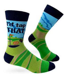 I’d tap THAT Men’s Novelty Crew Socks
