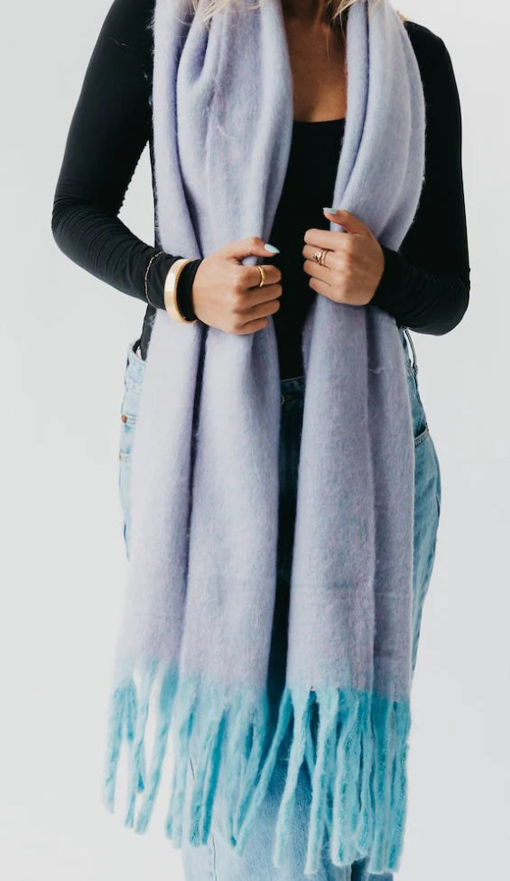Pretty Simple-￼ HELGA BLANKET SCARF - Jilly's Socks 'n Such