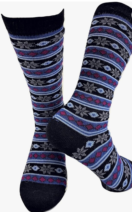Women’s  Alpaca Socks- Starry - 2 colors - Jilly's Socks 'n Such