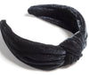 SHIRALEAH Knotted Velvet Headband- 3 colors
