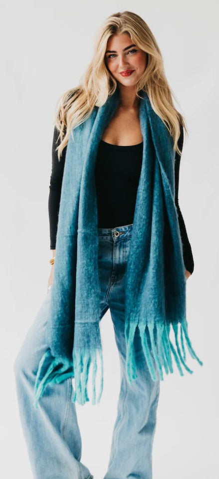 Pretty Simple-￼ HELGA BLANKET SCARF - Jilly's Socks 'n Such