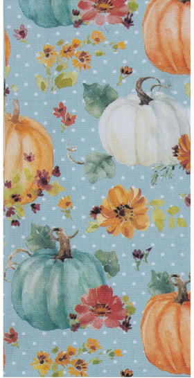 Autumn Joy Pumpkin Toss fall kitchen towel
