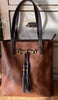 Liz Soto “Jane” horsebit tote with tassel - 4 colors