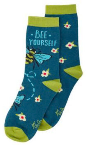 Women’s Karma socks-“bee yourself”