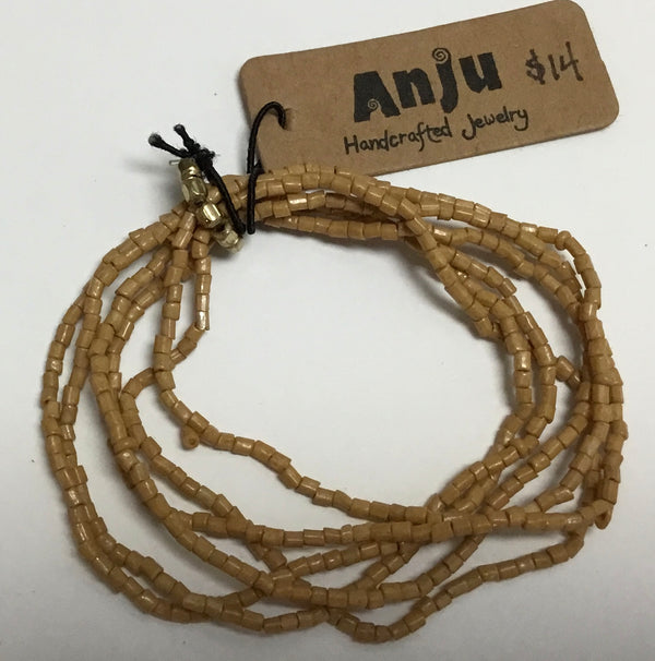 Sachi seed bead bracelet by Anju - Jilly's Socks 'n Such
