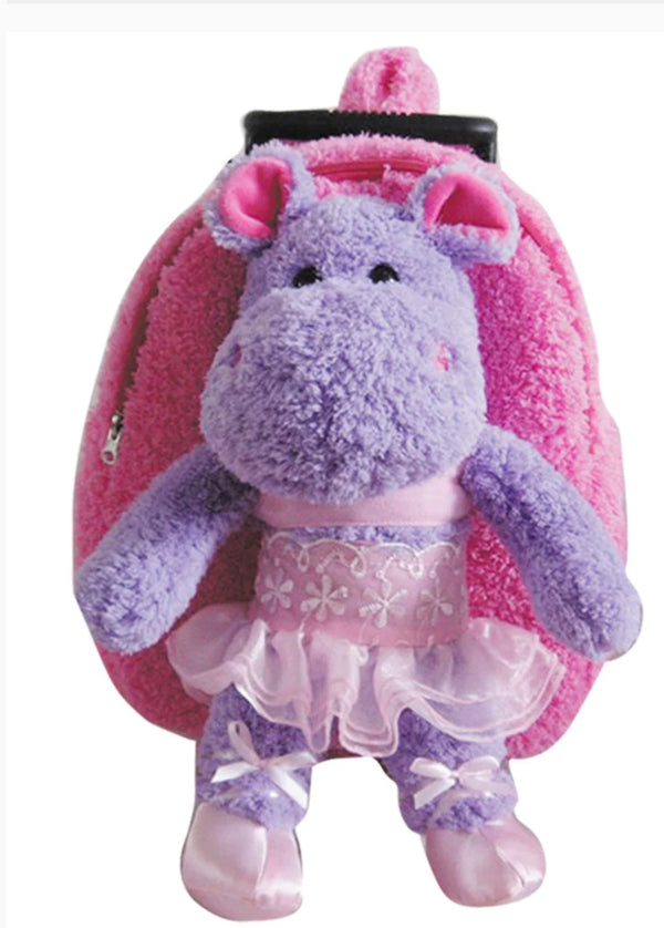 Rolling Child’s Backpack with Removable Plush - Jilly's Socks 'n Such