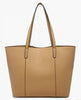 Millie Vegan Tote with inner matching removable bag-2 colors