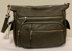 Jen & Co- “Nicole” zippered crossbody-3 colors