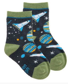 Toddler socks by Stephen Joseph - “Outer Space”