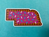 Nebraska stickers - Jilly's Socks 'n Such
