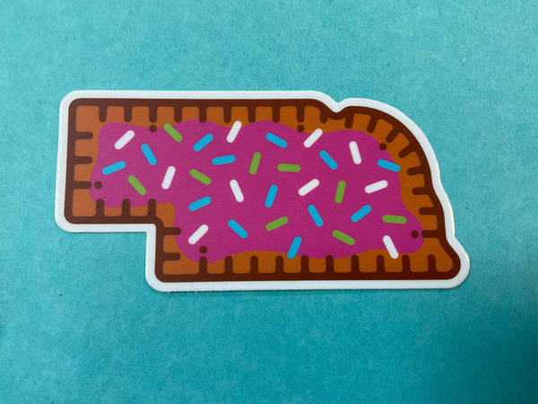 Nebraska stickers - Jilly's Socks 'n Such