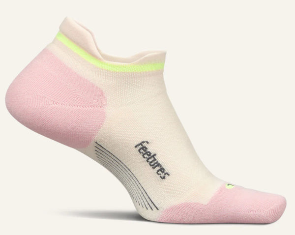 Elite Max cushion no show tab socks by Feetures- “Sandy Melon”