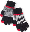 SHIRALEAH Touchscreen Gloves-Bowie Black - Jilly's Socks 'n Such