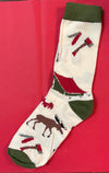 Little Blue House Men’s Outdoor Themed Socks-2 designs