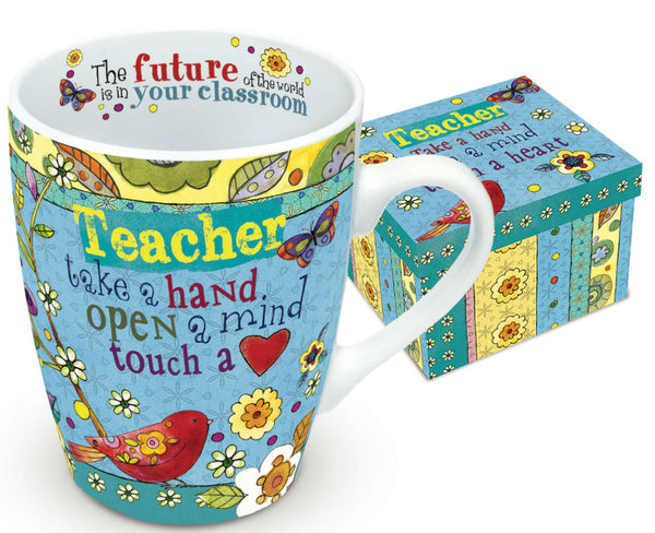 Hearts & Hugs Boxed Mug - Teacher