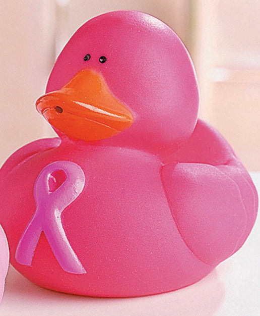 Pink Ribbon/Breast Cancer Awareness Rubber  Duckies - Jilly's Socks 'n Such