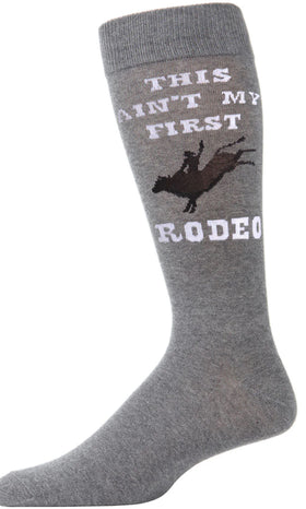 Men’s Ain’t My First Rodeo Bamboo Socks