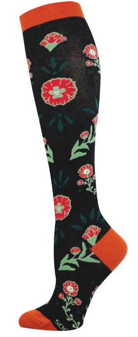 Women’s Crawling Flowers Socks