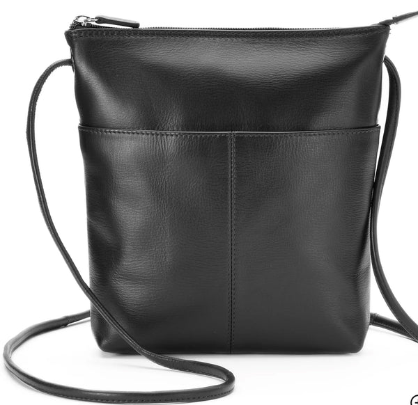 Ili Women's Midi Sac Crossbody Bag - Genuine Leather With RFID Blocking, Adjustable Strap
