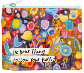 Do Your Thing Follow Your Path Zipper Wallet