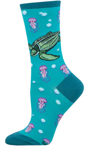 Women’s Leatherback Turtle Socks-Endangered Species collection