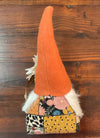 Fall Gnome With Orange Hat - Jilly's Socks 'n Such
