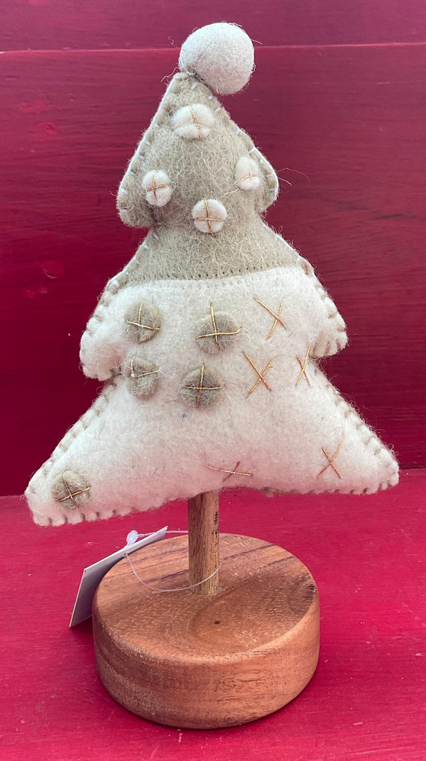 Wool Felt Christmas Tree - 4 designs - Jilly's Socks 'n Such