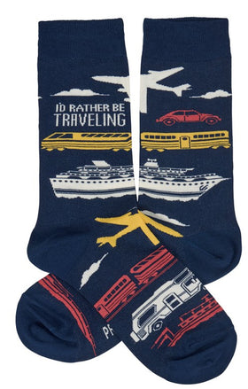 I’d Rather be Traveling Socks - One Size