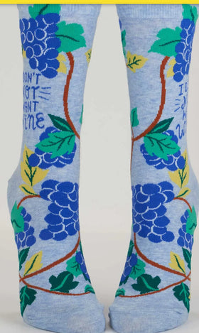 Women’s “I dont not want wine” Socks