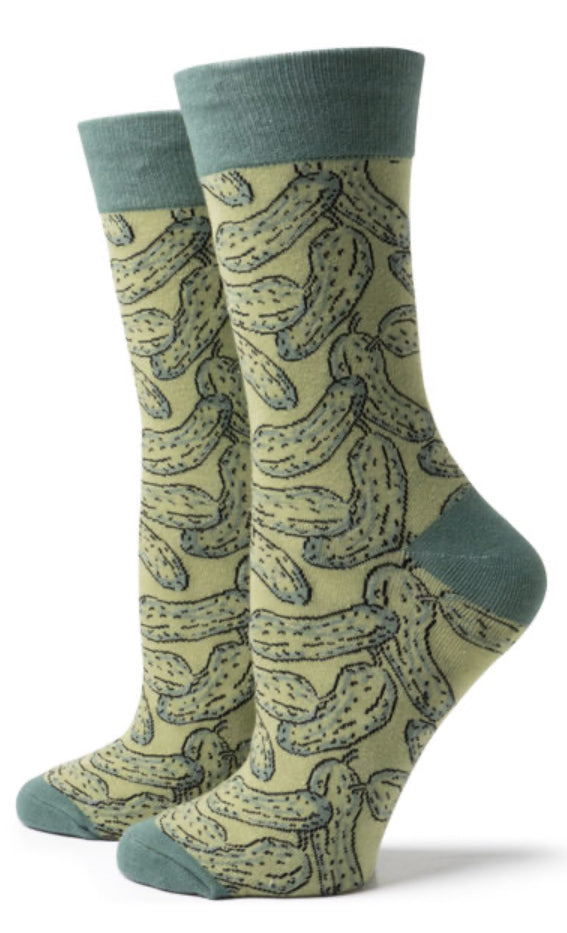 Women's “In a Pickle” Socks - Jilly's Socks 'n Such