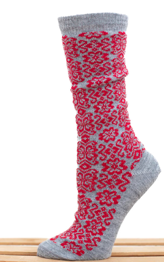 Women’s  Alpaca Socks - Corazon 3 colors - Jilly's Socks 'n Such