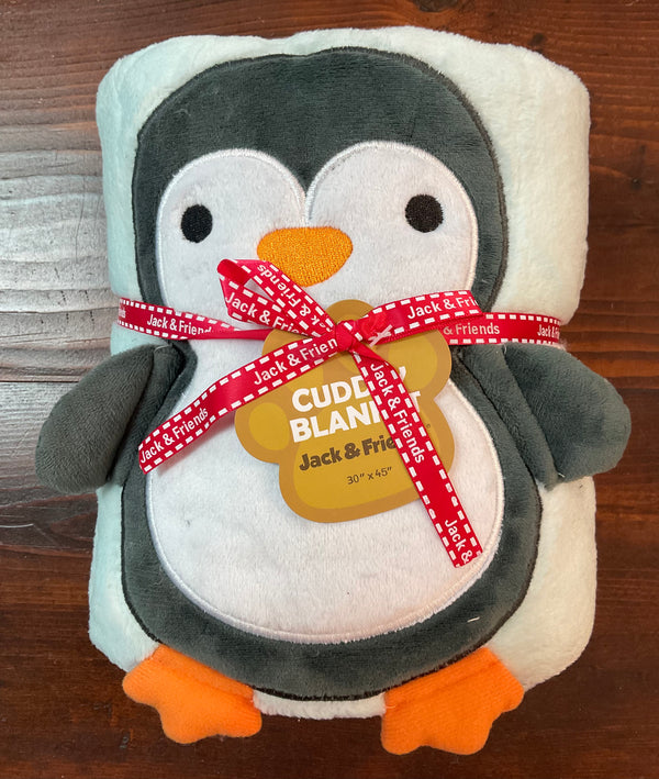 Penguin Cuddly Blanket - Jilly's Socks 'n Such
