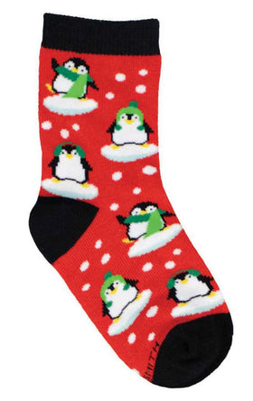 Fashionable Penguins kids’ socks