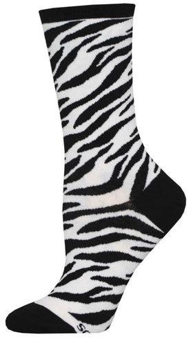 Women’s Zebra Print Sock