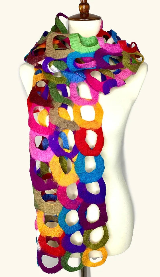 Pomegranate Moon: “Ring” scarf - Jilly's Socks 'n Such