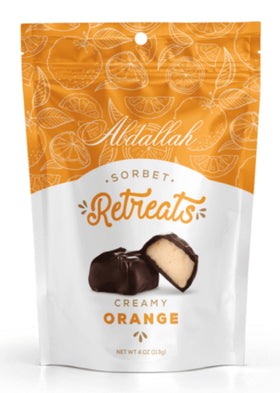 Orange Sorbet - Dark Chocolate 4 oz