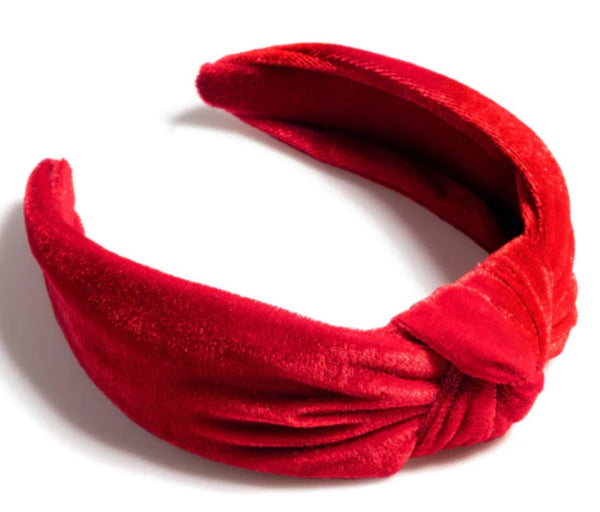 SHIRALEAH Knotted Velvet Headband- 3 colors - Jilly's Socks 'n Such